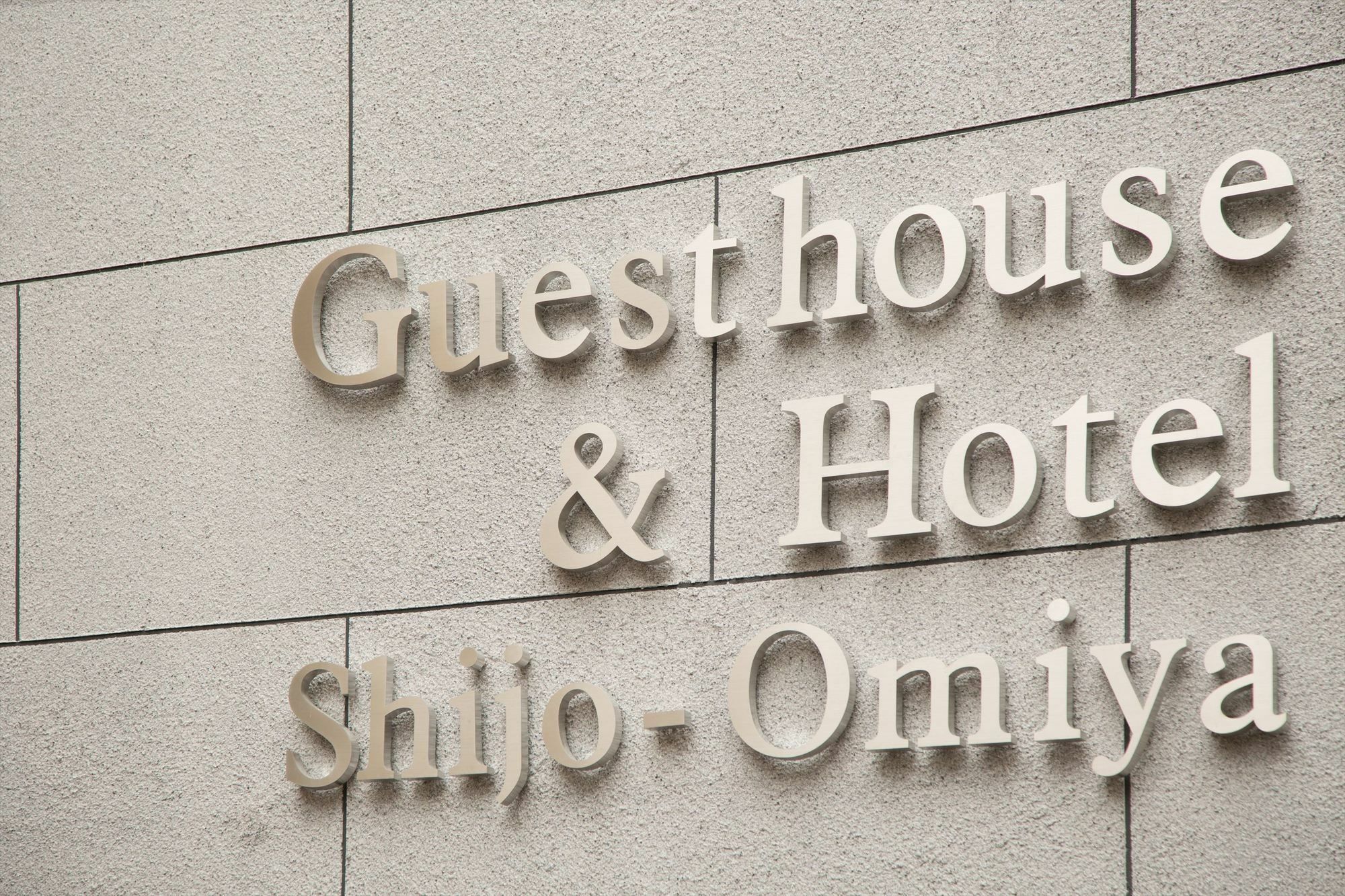 Shijo Omiya Guesthouse And Hotel Киото Экстерьер фото